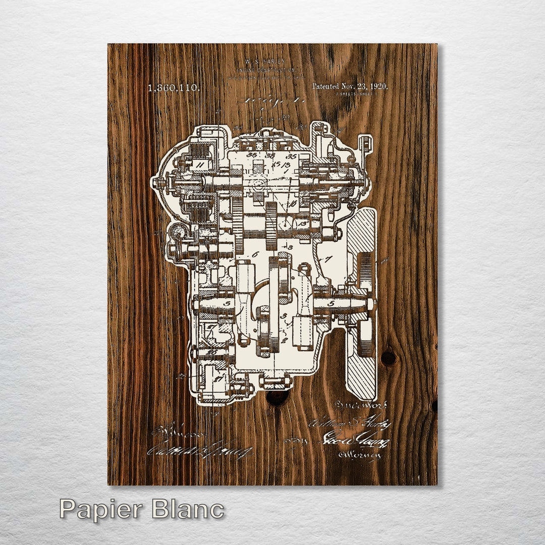 Harley Davidson Engine 1920 (Inverted)