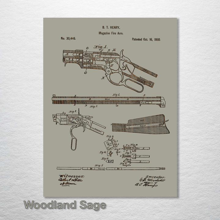 Henry Rifle 1860 - Fire & Pine