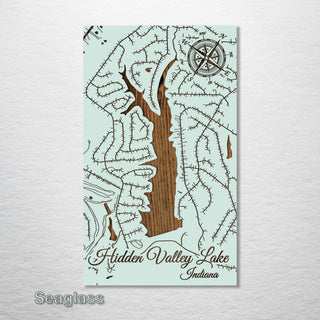 Hidden Valley Lake, Indiana - Fire & Pine