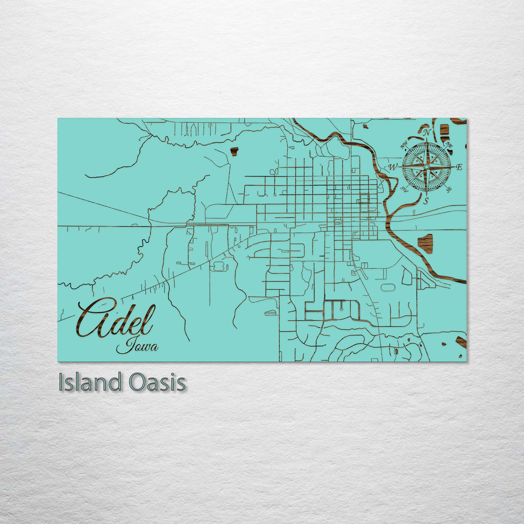 Adel, Iowa Street Map