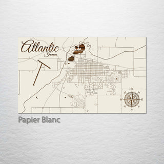 Atlantic, Iowa Street Map