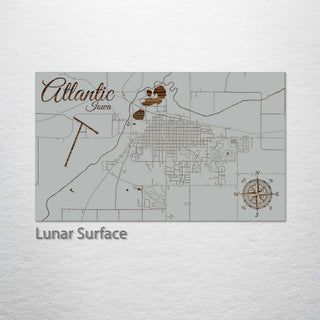 Atlantic, Iowa Street Map