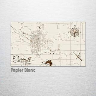 Carroll, Iowa Street Map