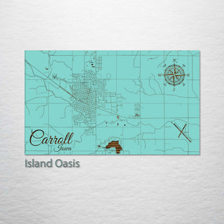 Carroll, Iowa Street Map