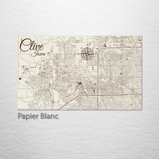 Clive, Iowa Street Map