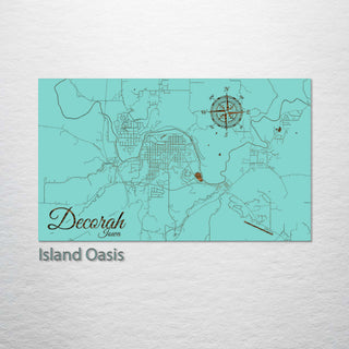 Decorah, Iowa Street Map