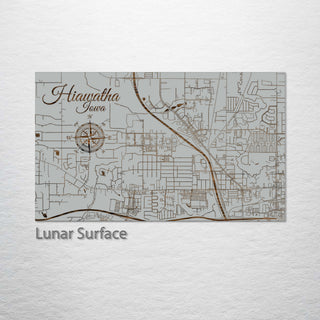 Hiawatha, Iowa Street Map