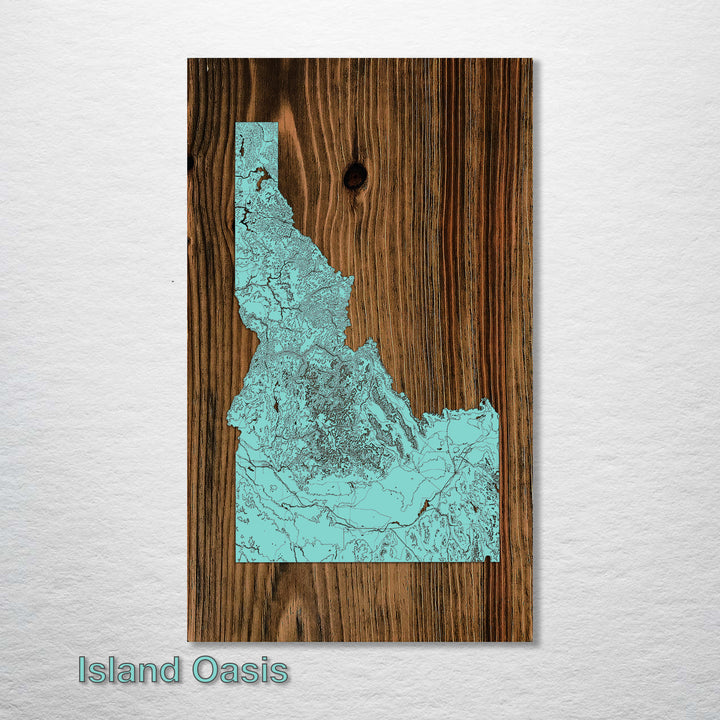 Idaho Isolated Map (MI-SM) - Fire & Pine