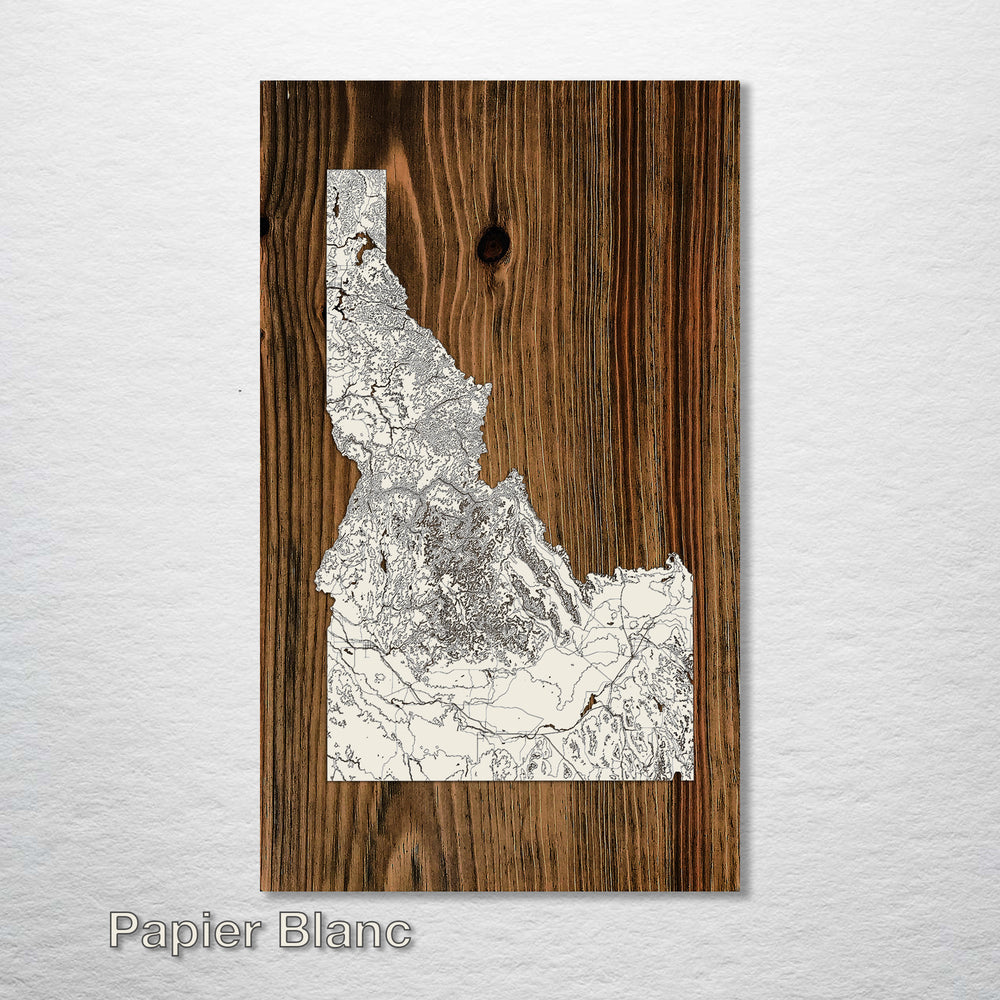 Idaho Isolated Map (MI-SM) - Fire & Pine