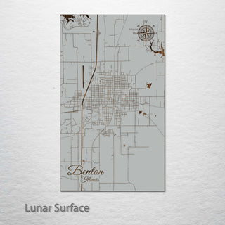 Benton, Illinois Street Map