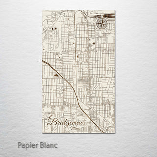 Bridgeview, Illinois Street Map