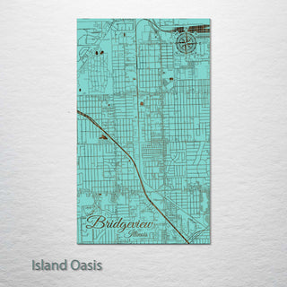 Bridgeview, Illinois Street Map
