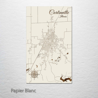 Carlinville, Illinois Street Map
