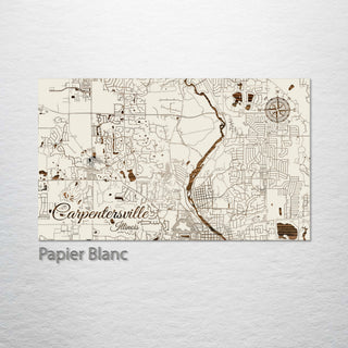 Carpentersville, Illinois Street Map