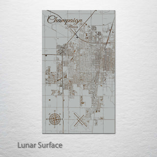 Champaign, Illinois Street Map