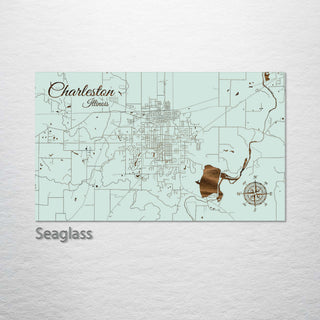 Charleston, Illinois Street Map