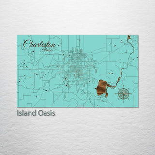 Charleston, Illinois Street Map