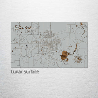 Charleston, Illinois Street Map