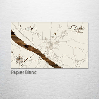 Chester, Illinois Street Map