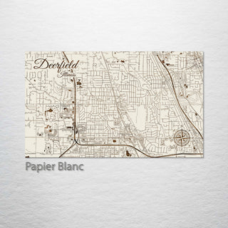 Deerfield, Illinois Street Map