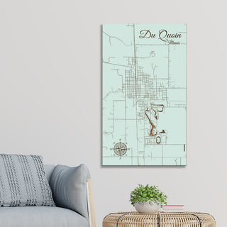 Du Quoin, Illinois Street Map