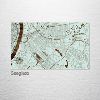 East St. Louis, Illinois Street Map