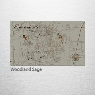 Edwardsville, Illinois Street Map
