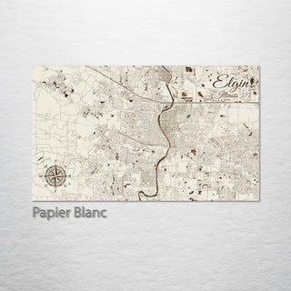 Elgin, Illinois Street Map