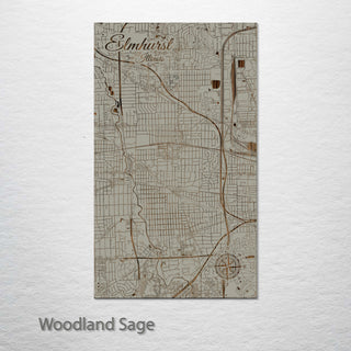 Elmhurst, Illinois Street Map