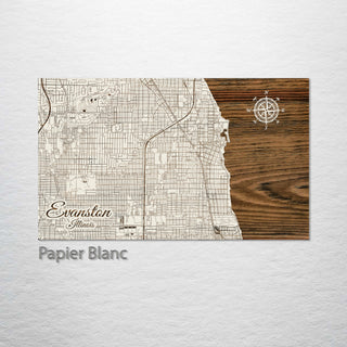 Evanston, Illinois Street Map