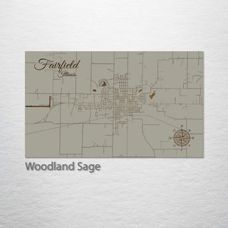 Fairfield, Illinois Street Map