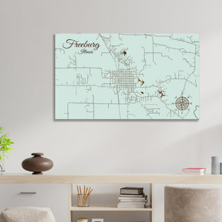 Freeburg, Illinois Street Map