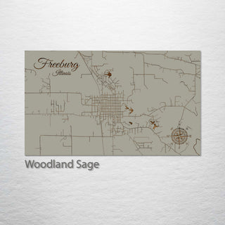 Freeburg, Illinois Street Map