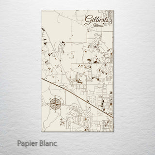 Gilberts, Illinois Street Map