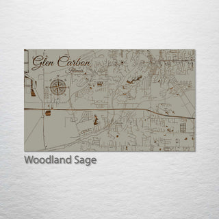 Glen Carbon, Illinois Street Map