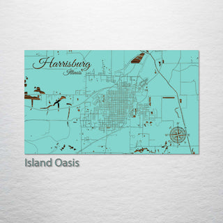 Harrisburg, Illinois Street Map