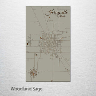 Jerseyville, Illinois Street Map