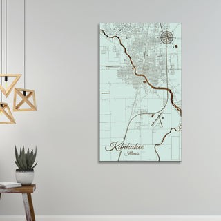 Kankakee, Illinois Street Map