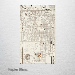 Lansing, Illinois Street Map
