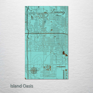 Lansing, Illinois Street Map