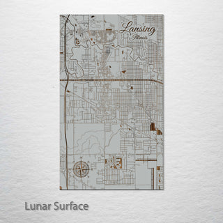 Lansing, Illinois Street Map
