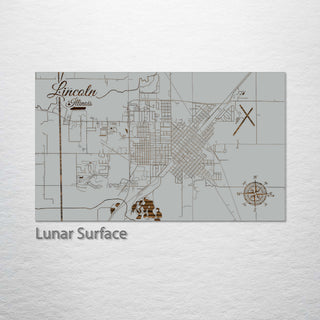 Lincoln, Illinois Street Map