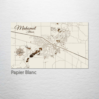 Mahomet, Illinois Street Map