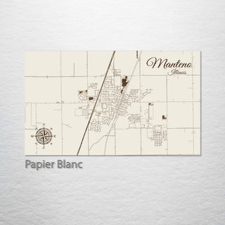 Manteno, Illinois Street Map