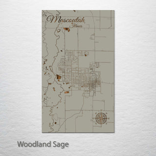 Mascoutah, Illinois Street Map