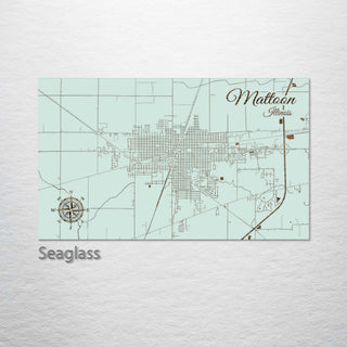 Mattoon, Illinois Street Map