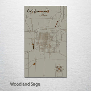 Monmouth, Illinois Street Map