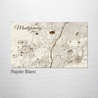 Montgomery, Illinois Street Map