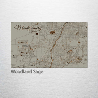 Montgomery, Illinois Street Map