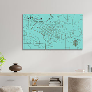 Morrison, Illinois Street Map